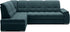 Rohová rozkládací sedací souprava do L NIKITA