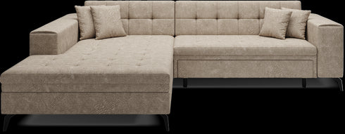 Rohová rozkládací sedací souprava do L LILY