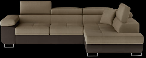 Rohová rozkládací sedací souprava do L TINNA