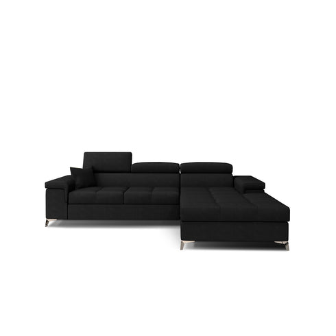 Rohová rozkládací sedací souprava do L EMINE