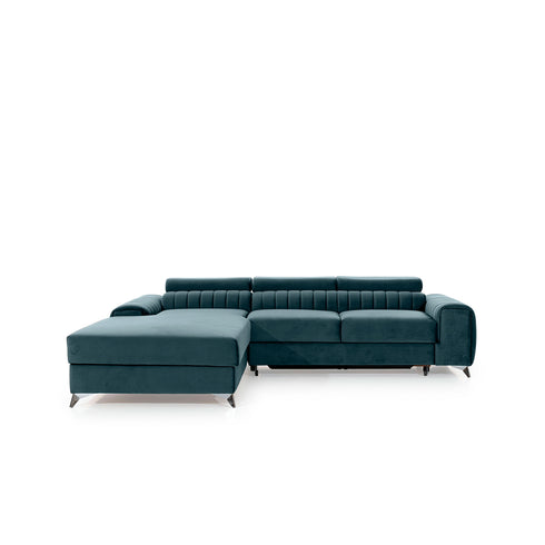 Rohová rozkládací sedací souprava do L TANIA