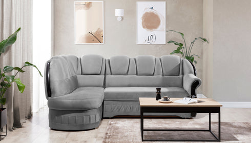 Rohová rozkládací sedací souprava do L XENIA