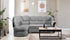 Rohová rozkládací sedací souprava do L XENIA