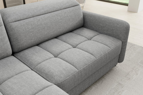 Rohová rozkládací sedací souprava do L VANESSA