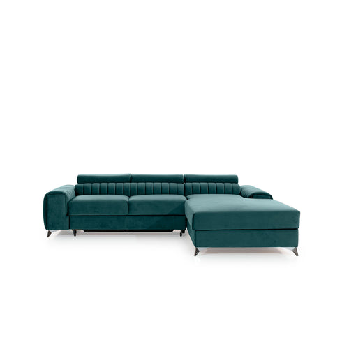 Rohová rozkládací sedací souprava do L TANIA