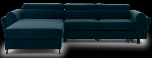 Rohová rozkládací sedací souprava do L JUTTA