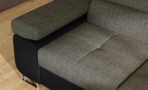 Rohová rozkládací sedací souprava do L TINNA