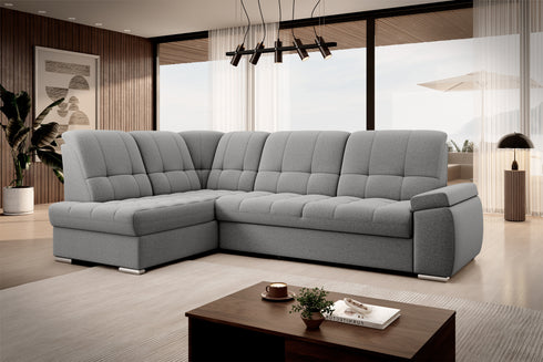 Rohová rozkládací sedací souprava do L NIKITA