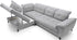 Rohová rozkládací sedací souprava do L SOLVEJ