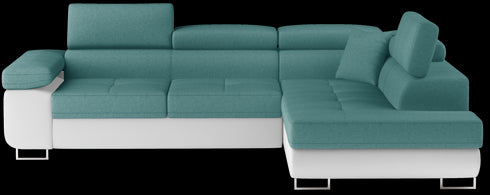 Rohová rozkládací sedací souprava do L TINNA