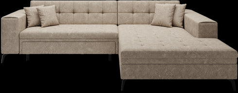 Rohová rozkládací sedací souprava do L LILY