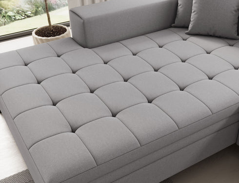 Rohová rozkládací sedací souprava do L LILY