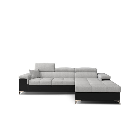 Rohová rozkládací sedací souprava do L EMINE