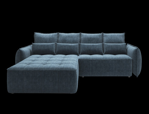 Rohová rozkládací sedací souprava do L EVY