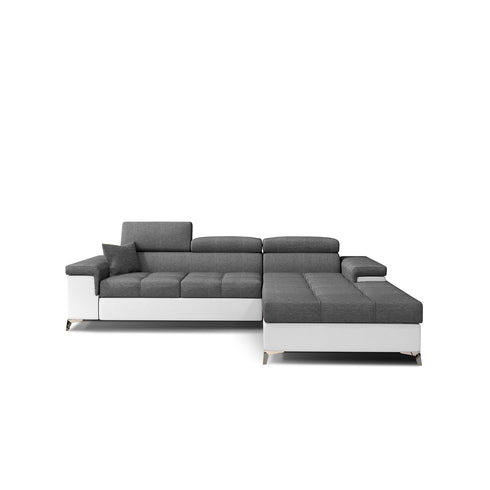 Rohová rozkládací sedací souprava do L EMINE