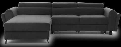 Rohová rozkládací sedací souprava do L JUTTA