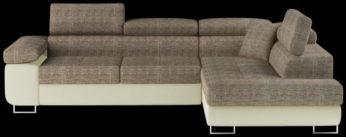 Rohová rozkládací sedací souprava do L TINNA