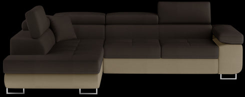 Rohová rozkládací sedací souprava do L TINNA