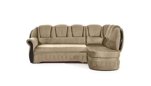 Rohová rozkládací sedací souprava do L XENIA