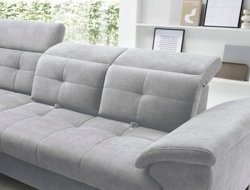 Rohová rozkládací sedací souprava do L SOLVEJ