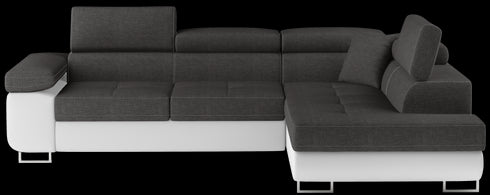 Rohová rozkládací sedací souprava do L TINNA