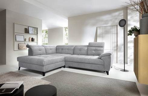 Rohová rozkládací sedací souprava do L SOLVEJ