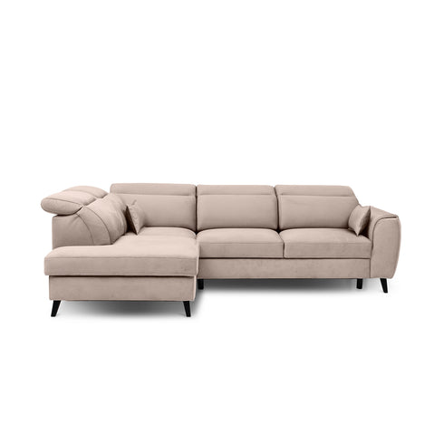 Rohová rozkládací sedací souprava do L ALINA