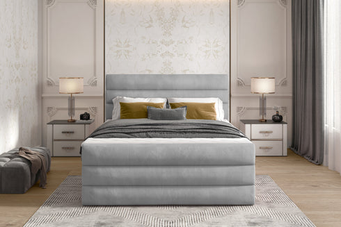 Čalouněná postel boxspring Birte