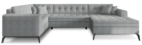 Rohová rozkládací sedací souprava do U VINNIE