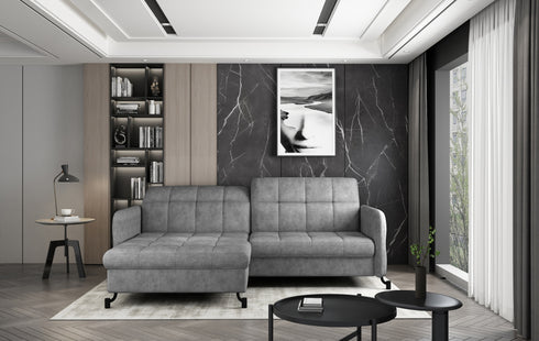 Rohová rozkládací sedací souprava do L SELINA