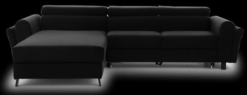 Rohová rozkládací sedací souprava do L JUTTA