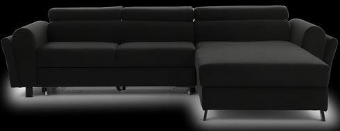 Rohová rozkládací sedací souprava do L JUTTA