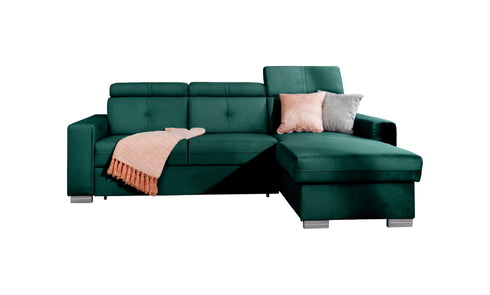 Rohová rozkládací sedací souprava do L ZAHRA