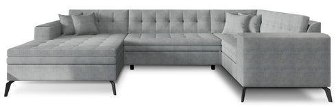 Rohová rozkládací sedací souprava do U VINNIE