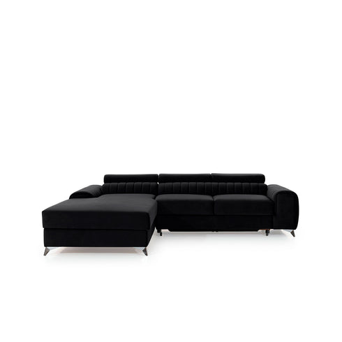 Rohová rozkládací sedací souprava do L TANIA