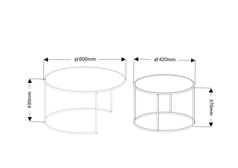Konferenční stolek Martino