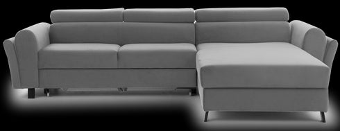 Rohová rozkládací sedací souprava do L JUTTA