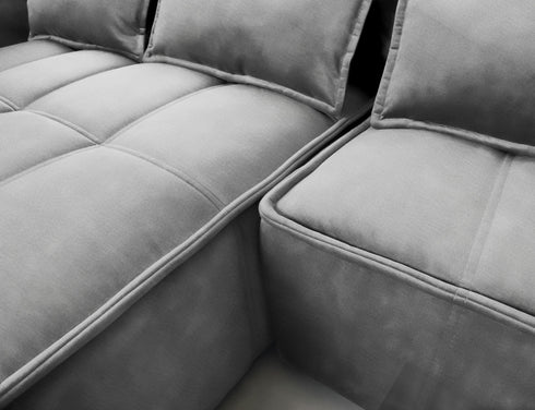 Rohová rozkládací sedací souprava do L EVY