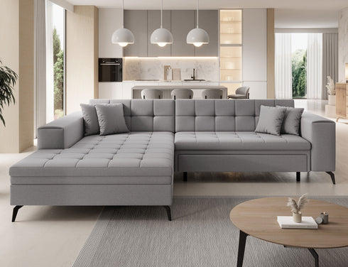 Rohová rozkládací sedací souprava do L LILY