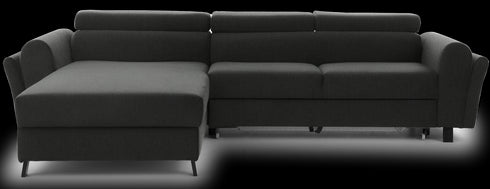 Rohová rozkládací sedací souprava do L JUTTA