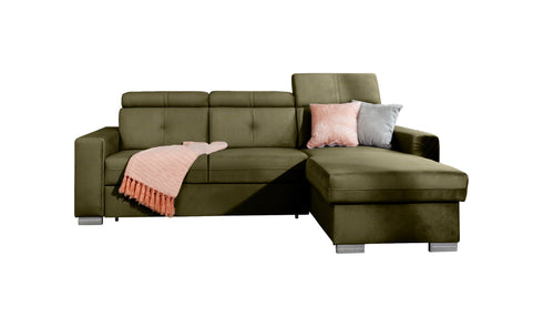 Rohová rozkládací sedací souprava do L ZAHRA