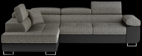 Rohová rozkládací sedací souprava do L TINNA