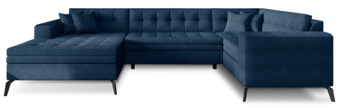 Rohová rozkládací sedací souprava do U VINNIE