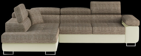 Rohová rozkládací sedací souprava do L TINNA