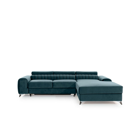 Rohová rozkládací sedací souprava do L TANIA