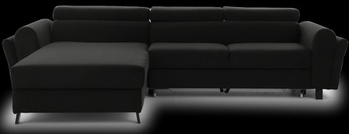 Rohová rozkládací sedací souprava do L JUTTA