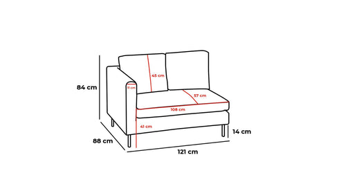 Rohová sedací souprava Bianchi