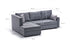 Rohová rozkládací sedací souprava Sindi