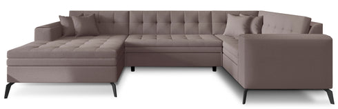 Rohová rozkládací sedací souprava do U VINNIE