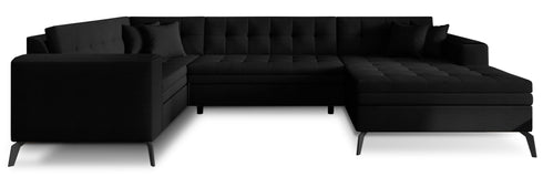 Rohová rozkládací sedací souprava do U VINNIE